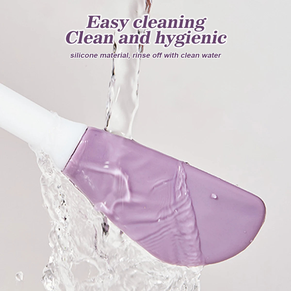 2-in-1 silicone face brush scrub for deep cleansing and exfoliation